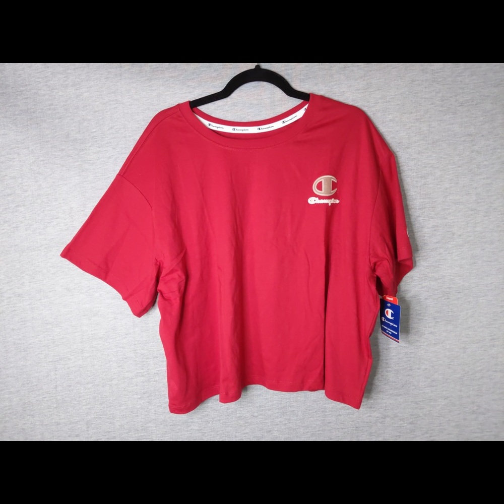 👯♀️Host Pick⚡️Champion Logo Cropped Tee - Picture 3 of 12